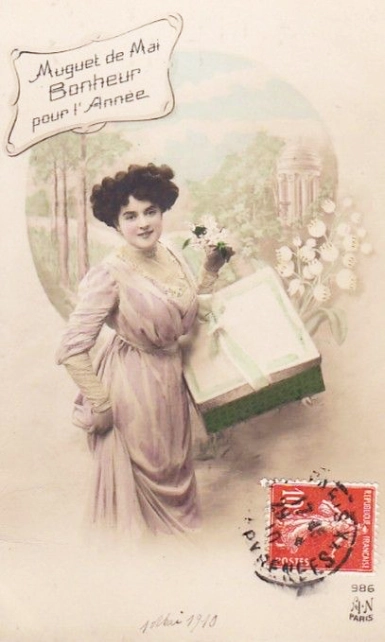 1st of May postcard