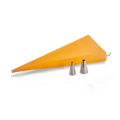Piping bag, nozzles