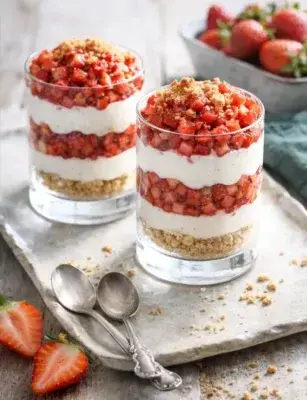 Layered Strawberry Dessert recipe