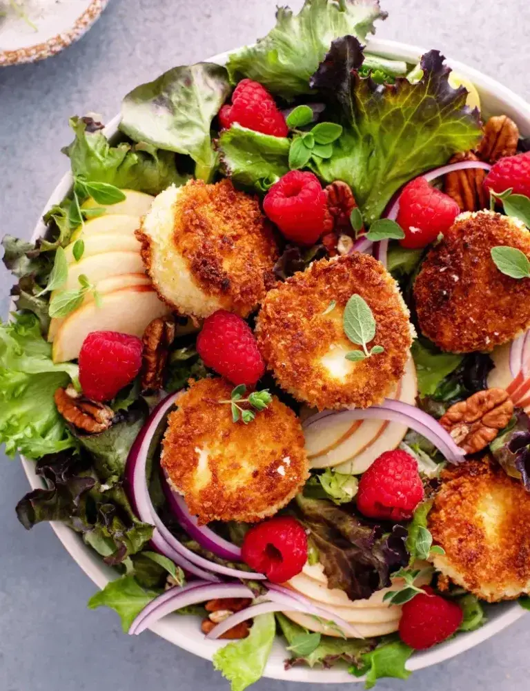 Fried Goat Cheese Salad recipe